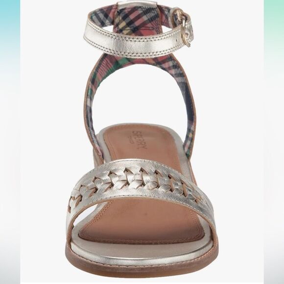 Sperry Women's Seaport City Sandal Ankle Strap Woven Leather Sandal Size 9.5 NEW - Picture 12 of 15